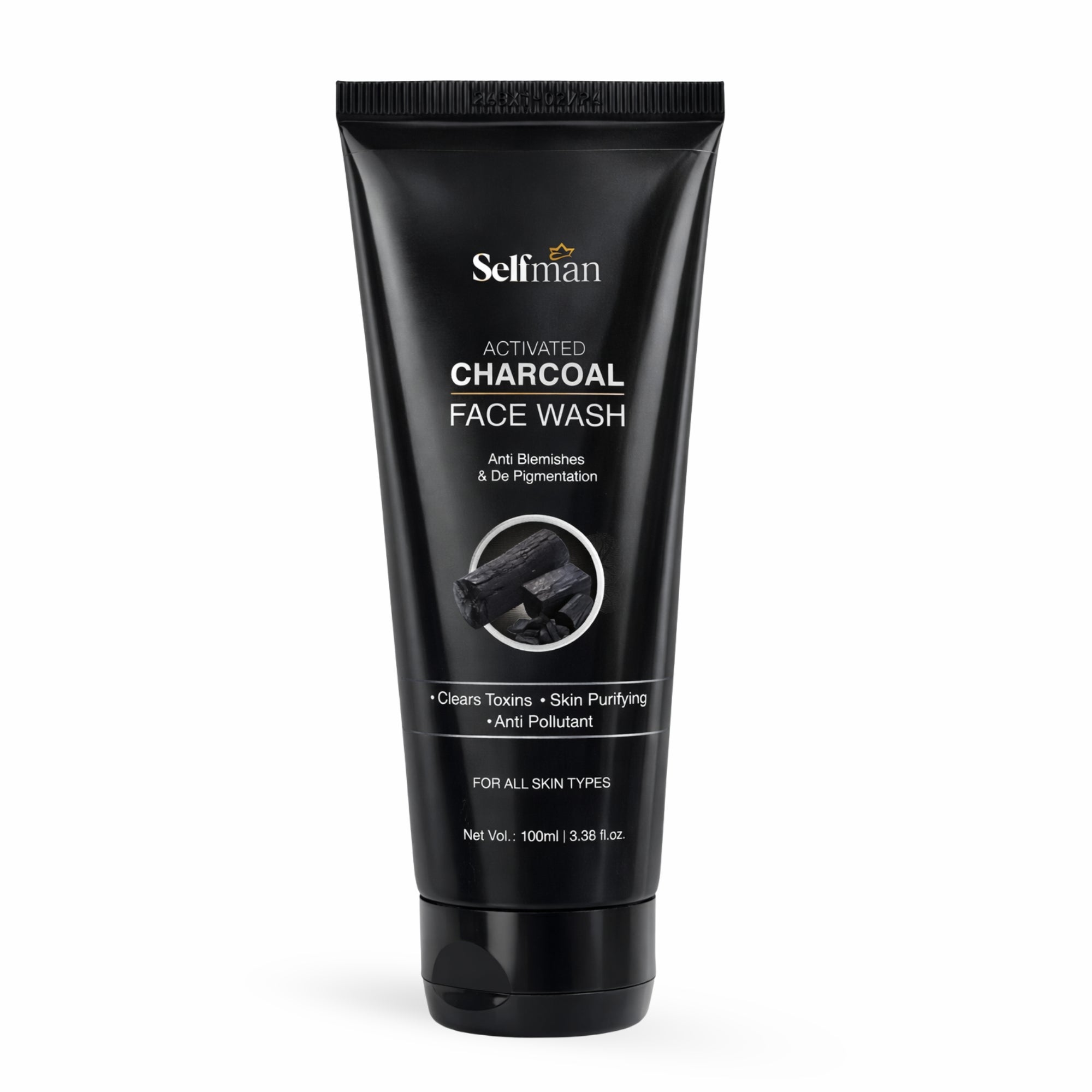 Activated Charcoal Face Wash - Anti Blemishes & De-Pigmentation