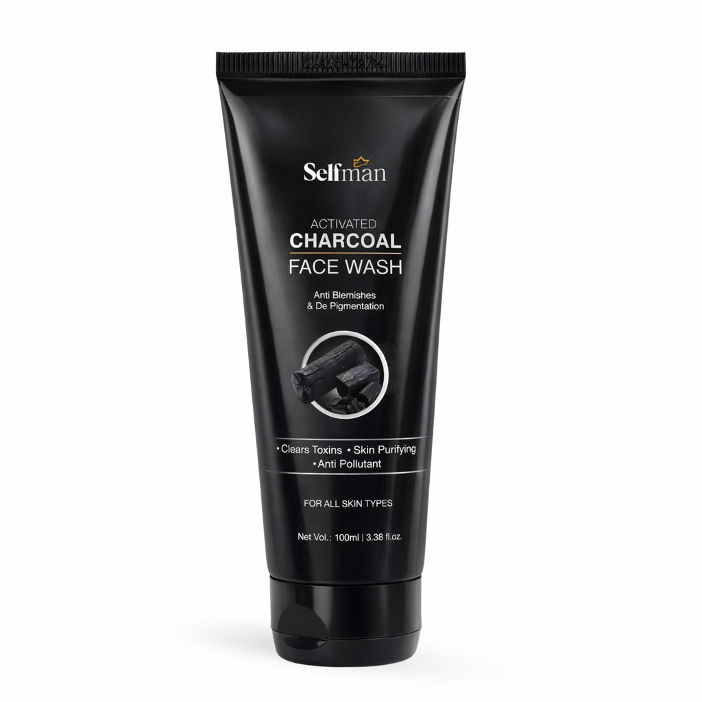 Activated Charcoal Face Wash - Anti Blemishes & De-Pigmentation