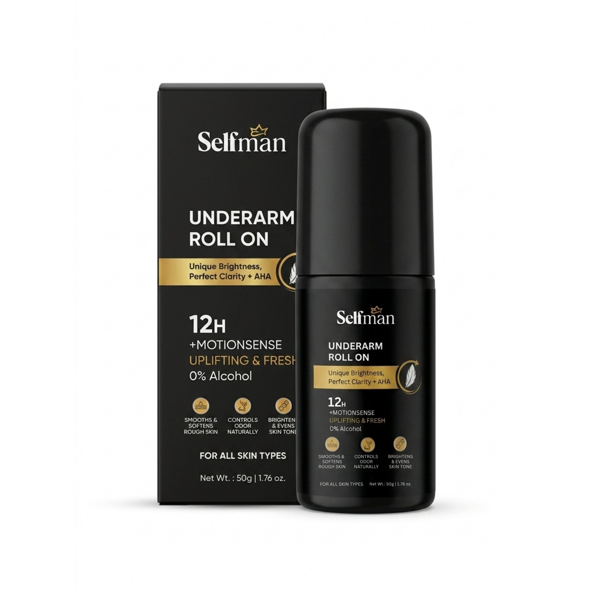 Underarm Roll On - 12H Protection, Unique Brightness & Perfect Clarity