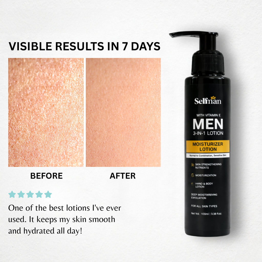 3-in-1 Moisturizer Lotion with Vitamin E