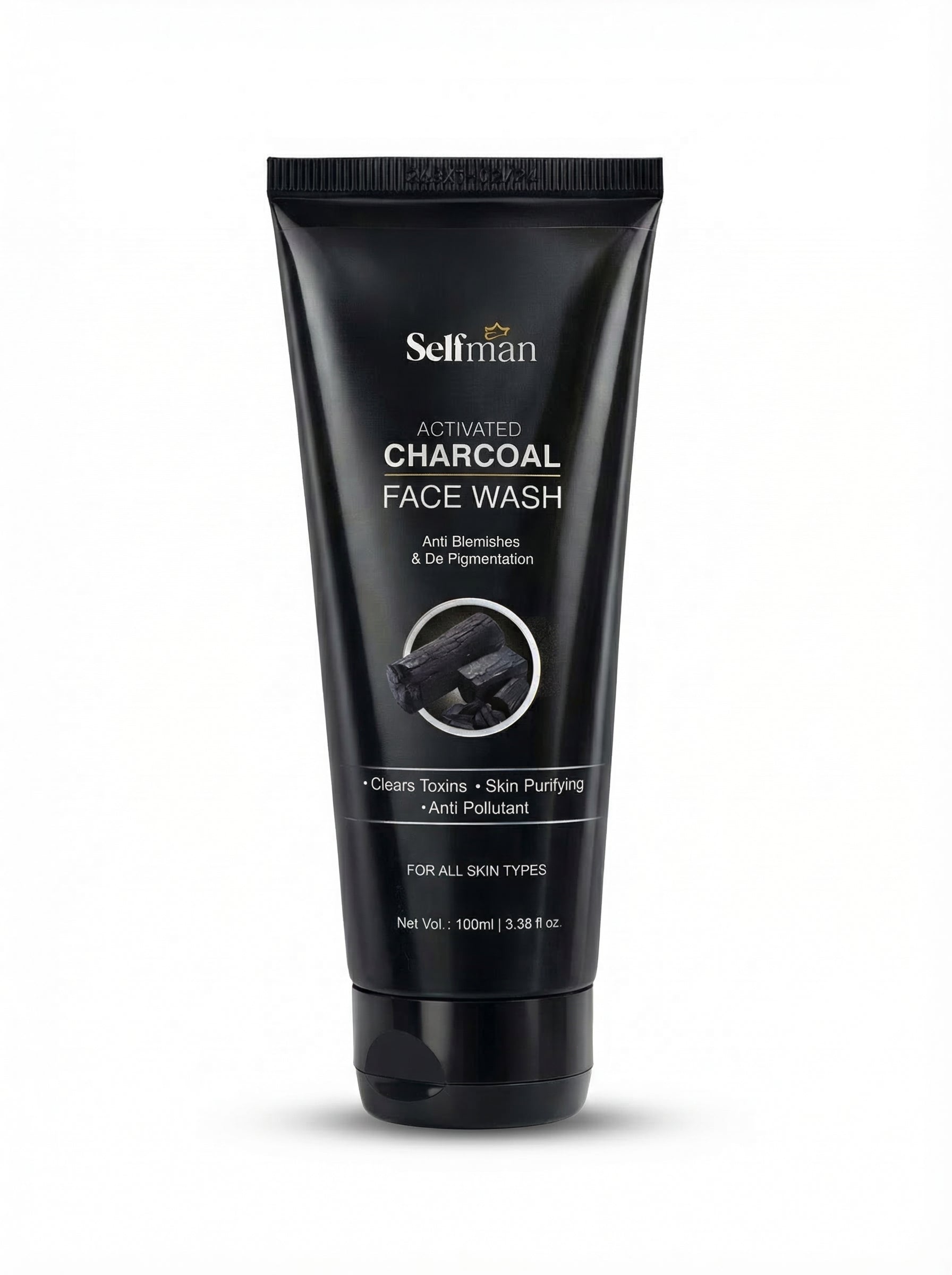 Activated Charcoal Face Wash - Anti Blemishes & De-Pigmentation